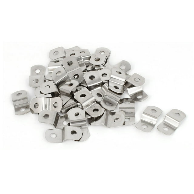 Unique Bargains 30mm x 13mm x 7mm Metal Z Shape Photo Picture Frame Braces Brackets 50PCS