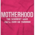 thumbnail image 2 of Funny Motherhood the Scariest Hood Women's Plus Size Graphic Tee Brisco Brands 3X, 2 of 4