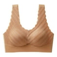 thumbnail image 1 of Cathalem Sports Bra Push Up Padded Unlined,Orange XL, 1 of 2