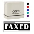 thumbnail image 2 of Printtoo Faxed Self Inking Rubber Stamp Pre-Inked Office Stamp- Home Office Business Stationery, 47 x 20 mm Purple, 2 of 7