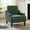 green, variant on Mid Century Modern Accent Chair,Towel Fabric Armchair,Single Sofa Chair,Upholstered Chair with Wood Legs