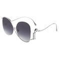 thumbnail image 2 of Lentes de Sol For Arts Sake diseño Sapphire Silver, 2 of 3