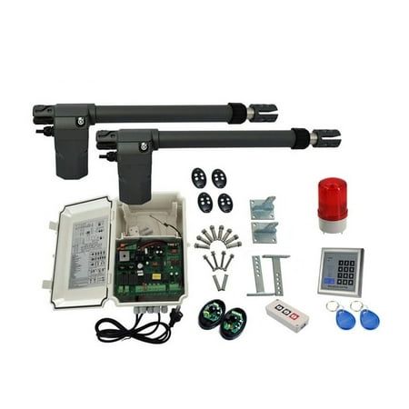

AC Motor 400 Kg Double Arm Electric Automatic Swing Door Motor Door Opener Photoelectric Tube Light Keyboard Durability And Reliability