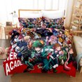 thumbnail image 1 of 3D Digital Printing Cartoon My Hero Academia Quilt Cover Pillowcase Bedding Three-Piece Set YXX16 150*200, 1 of 2