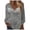 Silver, variant on UJNDER Women's Foreign Trade V Neck Loose Shirt Sequin Long Sleeve Tops for Women Fashion Blouse for Casual Wear Red M