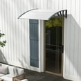 thumbnail image 2 of Costway 48" x 40" Window Outdoor Awning Door Canopy Exterior Awning Canopy Grey, 2 of 9
