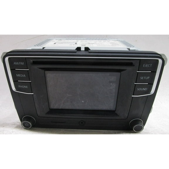 Pre-Owned 2016 16 Volkswagen Jetta CD SD Bluetooth Radio Receiver 561035150 OEM LKQ - Verify Specific Vehicle Fitment In Description - (Good)