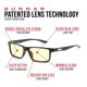 thumbnail image 4 of Gafas de lectura Gunnar Vertex Onyx Amber Tint +2.0 Pwr, 4 of 7