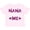 AD-Pink, variant on My Nana Loves Me Hearts in Pink Plaid Boys or Girls Toddler T-Shirt
