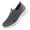 Grey, variant on Men's Orthopedic Walking Shoes Mesh Loafers Wide Toe Box Arch Support Tennis Slip on Comfortable Running Sneakers Black Size 9.5