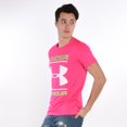 thumbnail image 2 of Under Armour Men's T-Shirt In Pink, 2 of 3