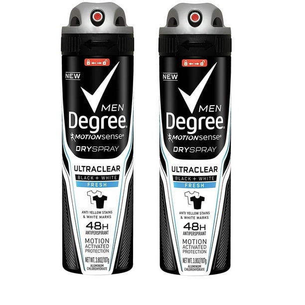 Degree Men UltraClear Black & White Fresh Antiperspirant Deodorant Dry