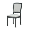 thumbnail image 6 of 9 Piece Dining Table Set with 6 Armless Chairs and 2 Arm Chairs, Rectangular Wood Dining Table, 6 of 8