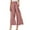 Pink, variant on EDFBUYKRS Female Women Pants Casual Pants for Women Petite Women Wide Leg Pants High Waisted Palazzo Pants Work Long Trousers with Pockets M