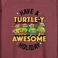 thumbnail image 3 of Teenage Muntant Ninja Turtles - Turtley Awesome Group - Women's Lightweight French Terry Long Sleeve Shirt, 3 of 5
