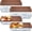 4, variant on 2 Set 16" x 9" Plastic Chilled Serving Tray for Parties with Compartments Ice Chilled Party Platter Charcuterie Serving Board Cold Dish Dip for Fruit Seafood Vegetable Appetizer (Dark Wood)