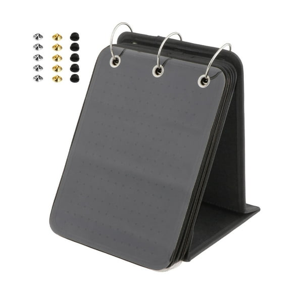 Organizador de alfiler de esmalte, soporte de pantalla de alfiler, soporte de calendario de almacenamiento de insignias portátiles, tocador, tocador,