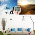 thumbnail image 3 of BRIGHTFUFU Indoor Thermometers with Clock for Baby Room Temperature Measurement White 1Set, 3 of 8