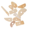 thumbnail image 4 of 11pcs Handmade Art Tools Accessory Wooden Cutter /Scraper With Wooden Handle, 4 of 8