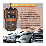 AS200 Full OBD2 Car Scanner Professional Code Reader Engine Check Turn Off MIL I/M Readiness OBD 2 Auto Diagnostic Tools ,Reliable Car Helper