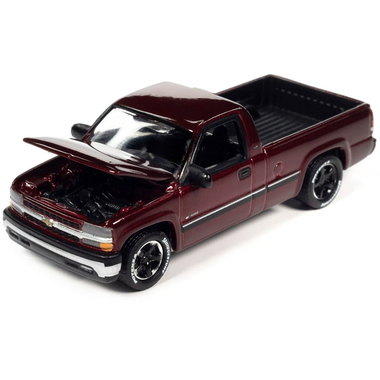 JADA DUB 2002 CHEVY SILVERADO BLACK 1:24 PICKUP TRUCK