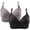 Gray bras for women, variant on SEMPAI Wireless Bras for Women Plus Size Underwear Sporty,Comfortable,Breathable,Push-Up and Sexy Ladies Full Coverage Seamless Full Figure Bras Underwear,Bras