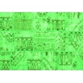 thumbnail image 1 of Ahgly Company Indoor Rectangle Persian Green Traditional Area Rugs, 5' x 8', 1 of 1
