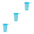 thumbnail image 1 of maskred Collapsible Water Bottle Running Easy To Store Easy To Clean Water Bottles Blue 200ml 3Set, 1 of 6