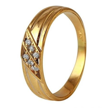 Foreli 0.06CTW Diamond18K Yellow Gold Ring MSRP$2970.00