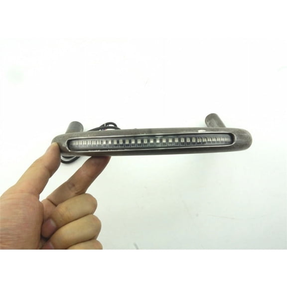 Cafe Racer Seat Frame Hoop Loop w/ LED Brake Turn Tail Light For Honda CB Yamaha