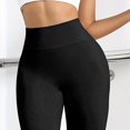 thumbnail image 5 of TGPMGRZ Leggings for Women Scrunch Lifting Gym Seamless Workout Leggings Tummy Control Yoga Pants Black Size S, 5 of 7