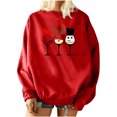 thumbnail image 1 of Sudaderas Navideñas Para Mujer Con Estampado Suelto de Cuello Redondo Y Manga Larga de Lana de Gran Tamaño Odeerbi ODB209915, 1 of 7