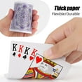 thumbnail image 3 of Metsyth Naipes Baraja de naipes Paquete de 2 cartas de póquer estándar Juego profesional Juegos de cartas divertidos para adultos Tarjetas de diseño único para Pinochle Go Fish Cartas (rosa/púrpura), 3 of 5