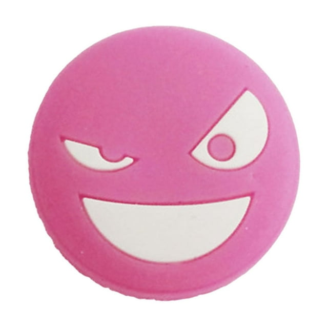 Visland Tennis Racket Vibration Dampeners Silicone Tennis Racket Shock Absorbers Reusable Smile Face Tennis Racquet Dampeners