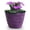 Plum, variant on Headwind Glazed Ironstone Boutique Collection Cobblestone Plant Pot Plum Color 6 Inch Pot for Indoor Plants - Planters for Indoor Plants - Ideal Succulent Planters by Robert Allen