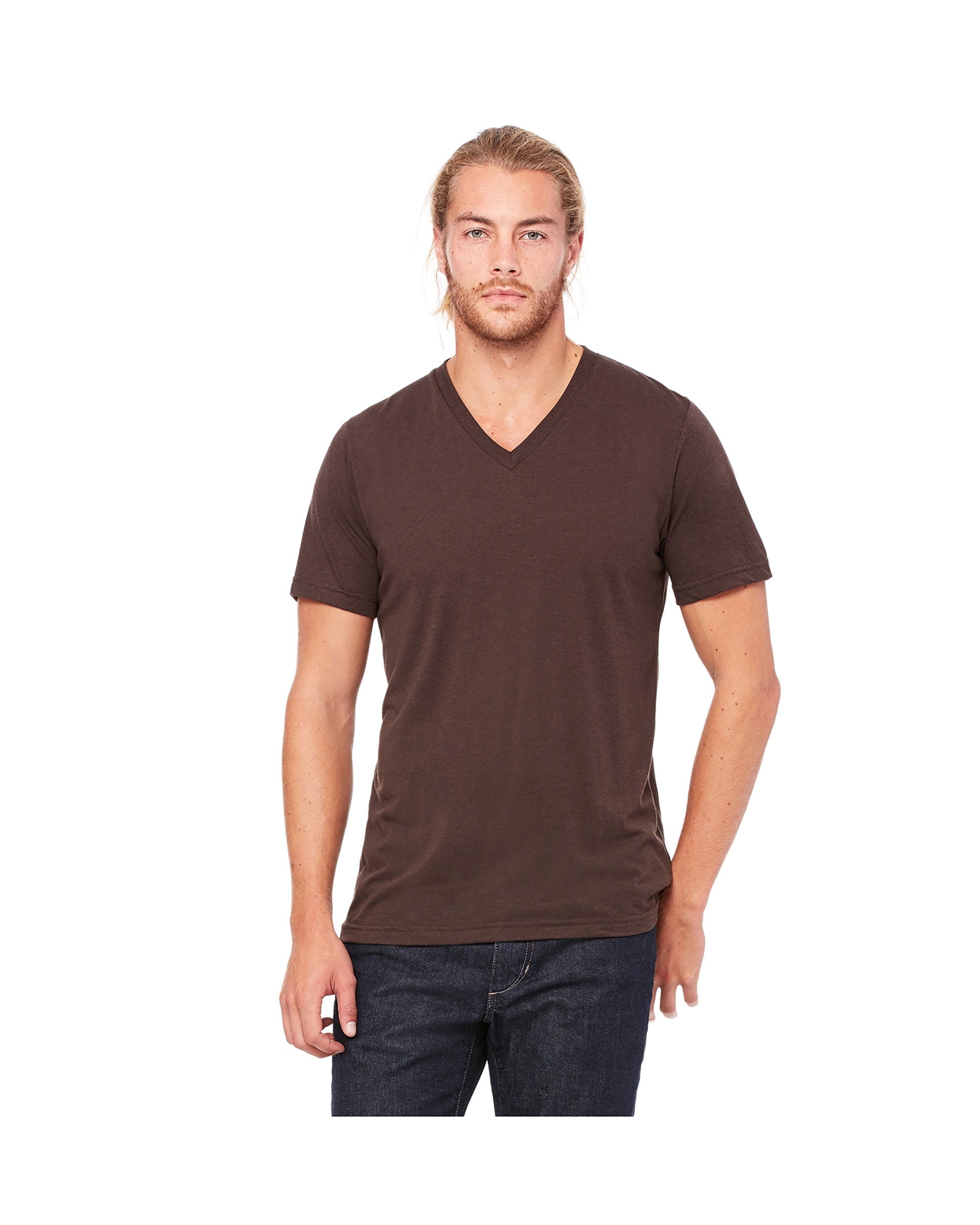 Bella Canvas Men's Triblend Sideseamed Fit V-Neck T-Shirt, Style C3415 ...