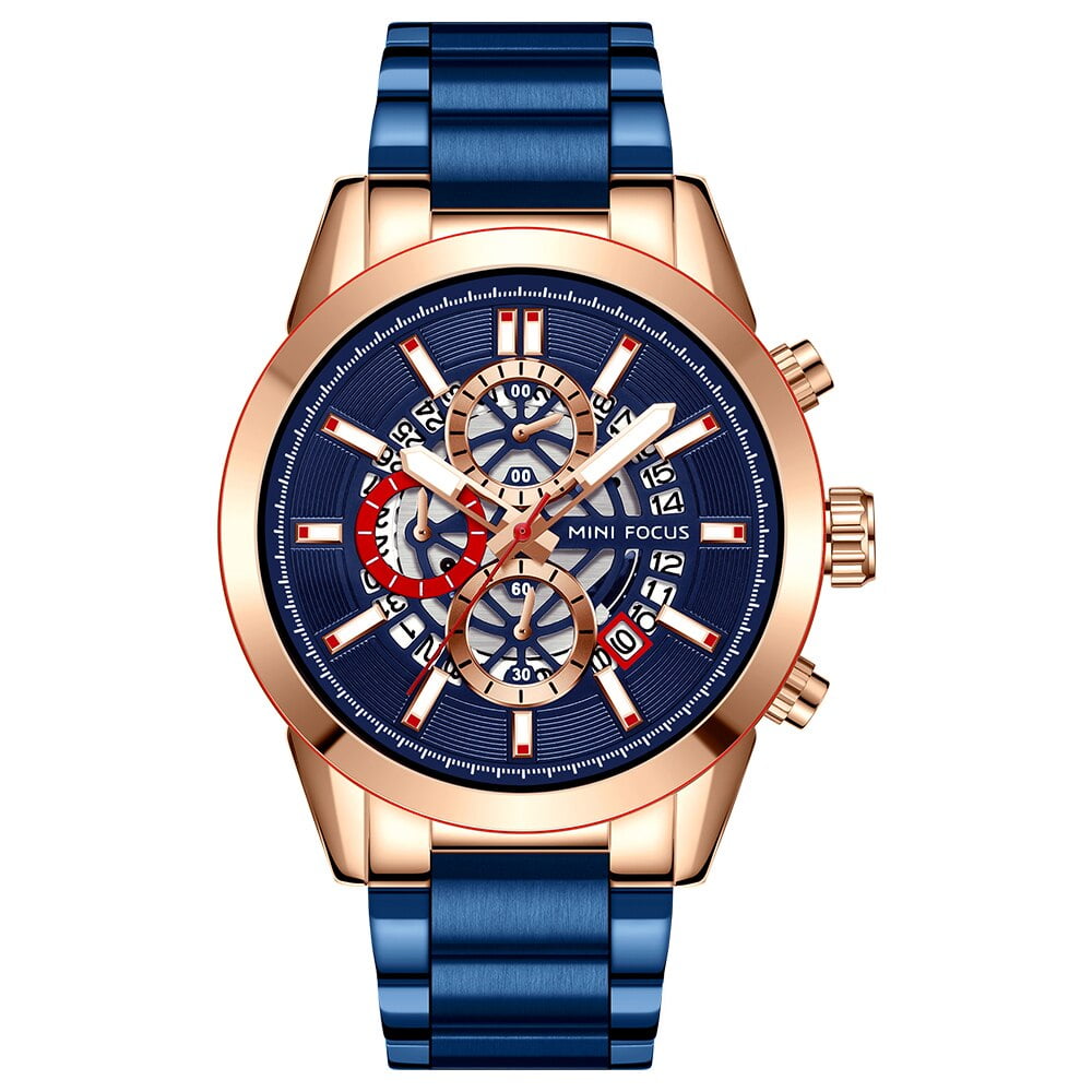 MINI FOCUS Mens Watches Top Brand Luxury Watch Men Waterproof Stainless