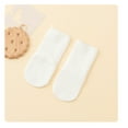 thumbnail image 4 of Tao Tao Baby Girls & Boys Ankle Socks Solid Color Socks Slip Resistant Socks Cotton Breathable Floor Socks Home Socks White M/1 Years, 4 of 4