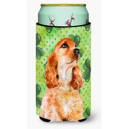 

Cocker Spaniel St. Patricks Tall Boy Beverage Insulator Hugger
