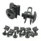 thumbnail image 1 of Desde China Juego de 10 tornillos y pernos de plástico for motocicleta, scooter, ATV, ciclomotor y clip tipo U con tuerca M6 de 6 mm, M6 x 16, 1 of 6