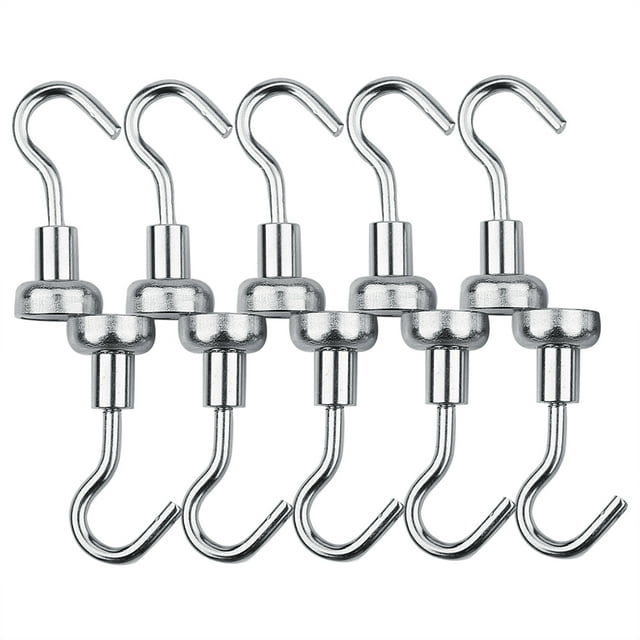 10 Pcs/ensemble Crochet Suspendu Robuste Crochets Magnétiques Puissants Outils d'Organisation Intérieure 10MM