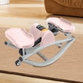 thumbnail image 4 of Rock Stepper Step Side-to-Side Lateral Rocking Fitness Stepper Machine for Home Workout with Digital Resistance Bands Machine & Mat Purple, 4 of 10