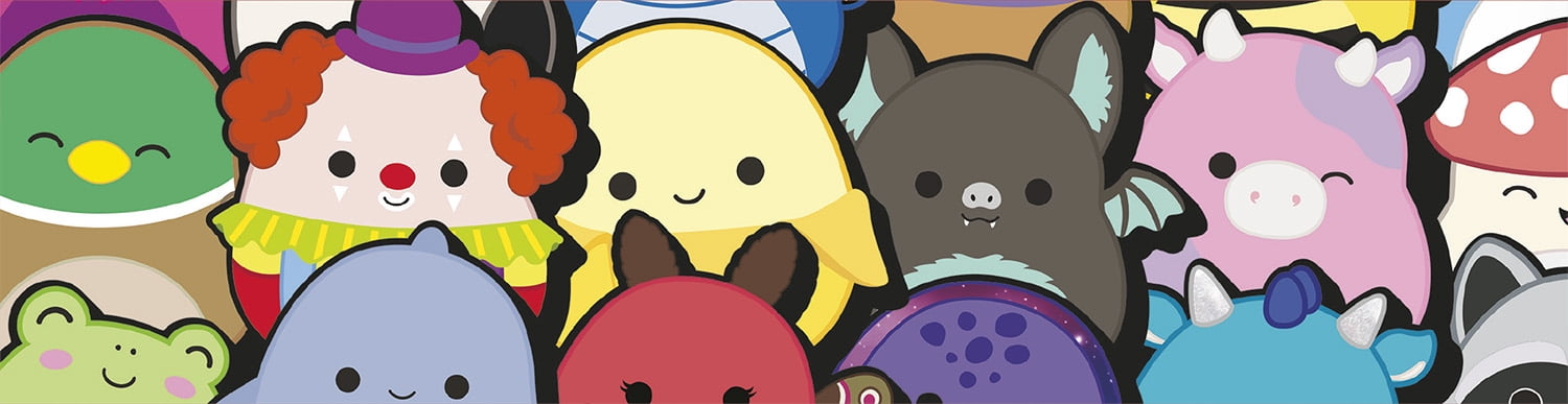 Buffalo Games Squishmallows Collagen Puzzle de 500 pièces imbriqué pour adultes de 14 à 99 ans