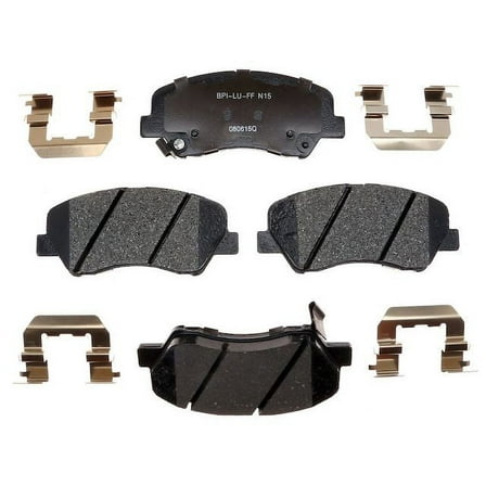 Front Brake Pad Set - Compatible with 2012 - 2017 Hyundai Accent 2013 2014 2015 2016