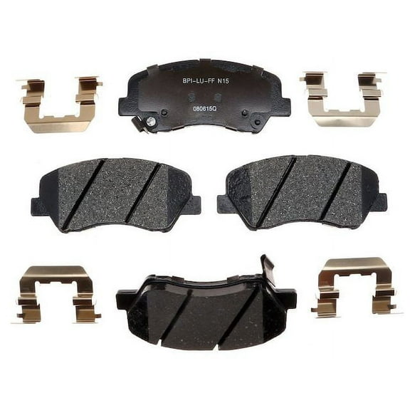 Front Brake Pad Set - Compatible with 2012 - 2017 Hyundai Accent 2013 2014 2015 2016