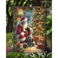 thumbnail image 3 of German Shorthaired Pointer and Santa Claus Garden Flag, 3 of 5
