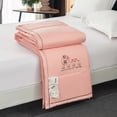 thumbnail image 6 of AZXY Cooling Blanket,Summer Comforter,Crib/Toddler Bed Pink Breathable Lightweight Quilt,Reversible Cooling Blanket for Hot Sleepers Beds,Crib/Toddler Bed, 6 of 9