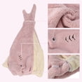 thumbnail image 5 of Unique Bargains Quick Drying Lightweight Absorbent Hair Drying Towel Cap Pink, 5 of 8