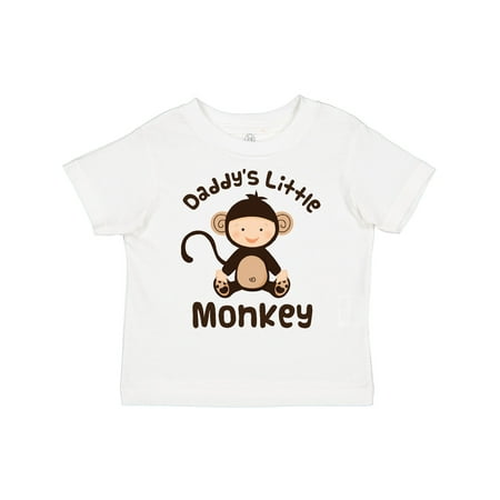 

Inktastic Daddys Little Monkey Gift Toddler Boy or Toddler Girl T-Shirt