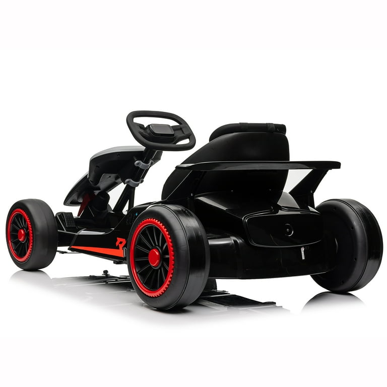 Joyracer 24V Ride on Toys, 4-Wheeler Electric Scooter w/ Helmet